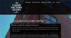 Desktop Screenshot of candyfactorysuites.com